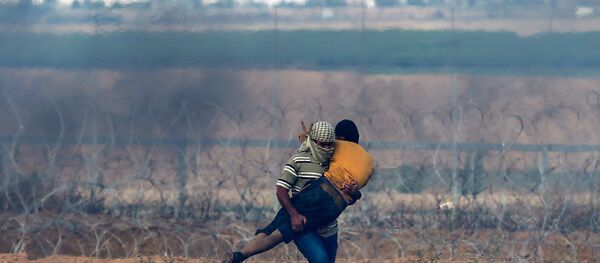 İsrail-Gazze sınırı - Sputnik Türkiye