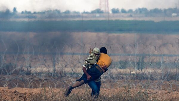 İsrail-Gazze sınırı - Sputnik Türkiye
