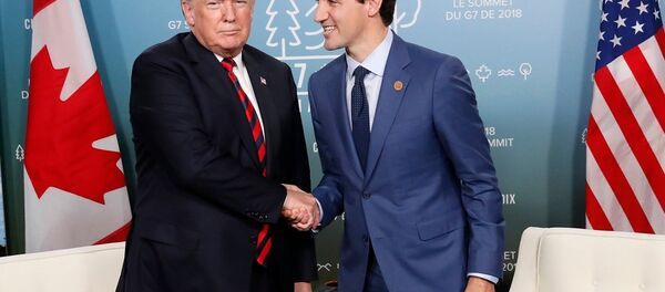Trump - Trudeau - Sputnik Türkiye