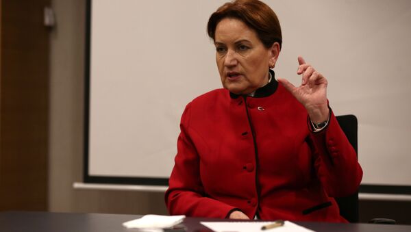 İYİ Parti Genel Başkanı ve Cumhurbaşkanı adayı Meral Akşener - Sputnik Türkiye
