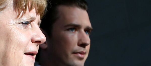 Almanya Başbakanı Angela Merkel ve Avusturya Başbakanı Sebastian Kurz - Sputnik Türkiye