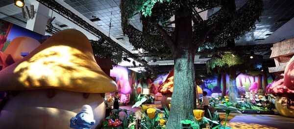 Brüksel'de şirinler köyü Brüksel'de şirinler köyü - Sputnik Türkiye