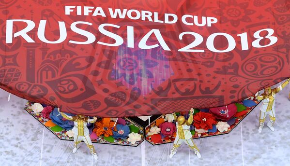 Rusya'nın ev sahipliğindeki 2018 Dünya Kupası'nın açılış töreninden kareler - Sputnik Türkiye