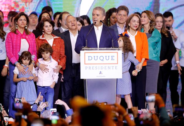Kolombiya Devlet Başkanı Ivan Duque  - Sputnik Türkiye