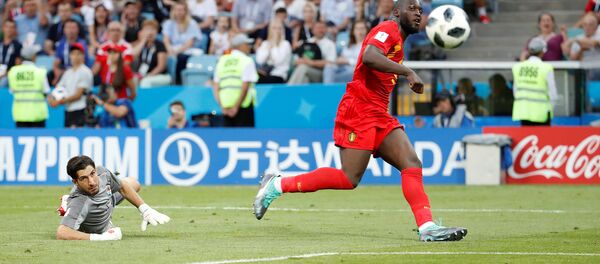 2018 FIFA Dünya Kupası'nda Belçika-Panama maçı, Romelu Lukaku 3. golü attı. 2018 FIFA Dünya Kupası'nda Belçika-Panama maçı, Romelu Lukaku 3. golü attı. - Sputnik Türkiye