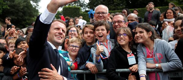 Fransa Cumhurbaşkanı Emmanuel Macron Fransa Cumhurbaşkanı Emmanuel Macron - Sputnik Türkiye