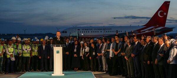 Cumhurbaşkanı Recep Tayyip Erdoğan - 3. Havalimanı - Sputnik Türkiye
