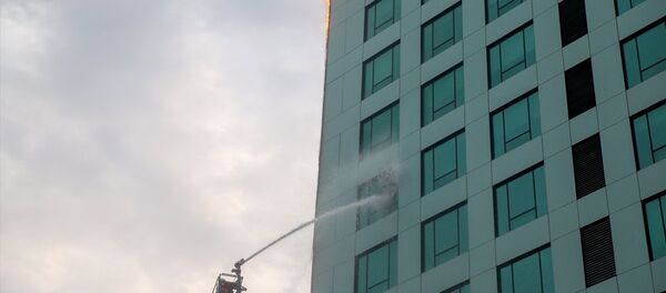 Maslak'taki yangın - Sputnik Türkiye