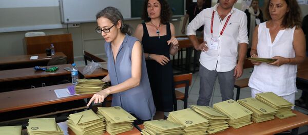 Oy sayımı, 24 Haziran, seçim, sandık - Sputnik Türkiye