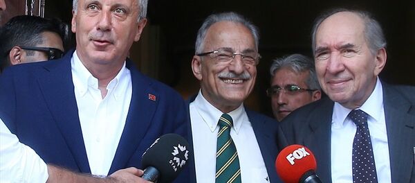Muharrem İnce, Murat Karayalçın ve Altan Öymen - Sputnik Türkiye