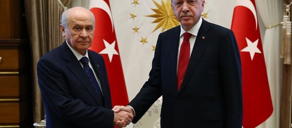 Erdoğan - Bahçeli - Sputnik Türkiye