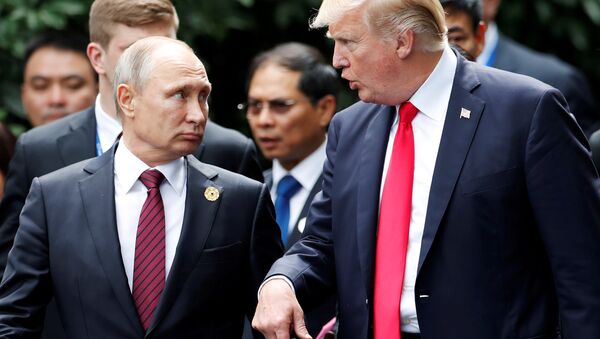 ABD Başkanı Donald Trump- Rusya Devlet Başkanı Vladimir Putin - Sputnik Türkiye