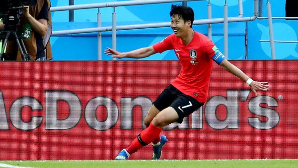 2018 Dünya Kupası'nda Güney Kore'nin Almanya'ya 2. golünü atan Son Heung-min - Sputnik Türkiye