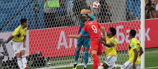 FIFA World Cup 2018, Round of 16, Colombia - England, July 3, Spartak Otkritie Arena in Moscow - Sputnik Türkiye