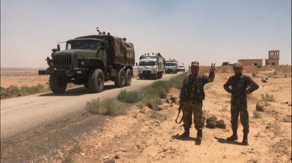 Suriye ordusu, Dera’da Ürdün sınırında - Sputnik Türkiye
