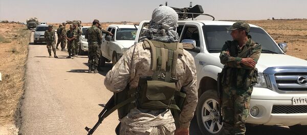 Suriye ordusu, Dera’da Ürdün sınırında - Sputnik Türkiye
