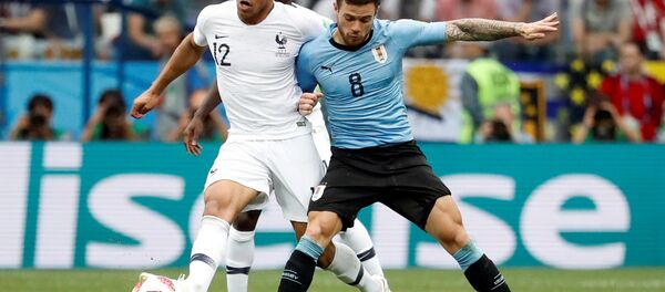 Fransa - Uruguay maçı Fransa - Uruguay maçı - Sputnik Türkiye