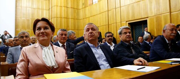 İYİ Parti Genel Başkanı Meral Akşener, partisinin TBMM'de düzenlenen grup toplantısına katıldı. - Sputnik Türkiye