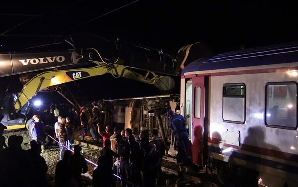 Tekirdağ'daki tren kazası - Sputnik Türkiye