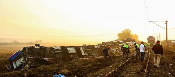 Tekirdağ-Çorlu, tren kazası - Sputnik Türkiye
