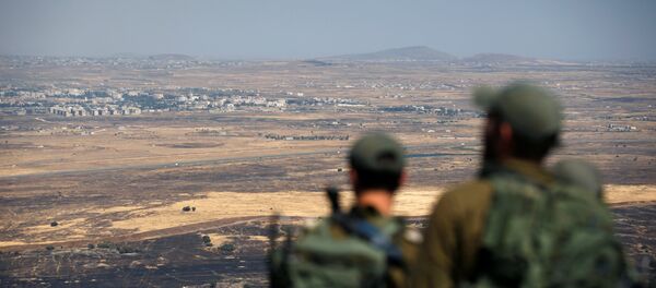 Golan Tepeleri'nde İsrail askerleri - Sputnik Türkiye