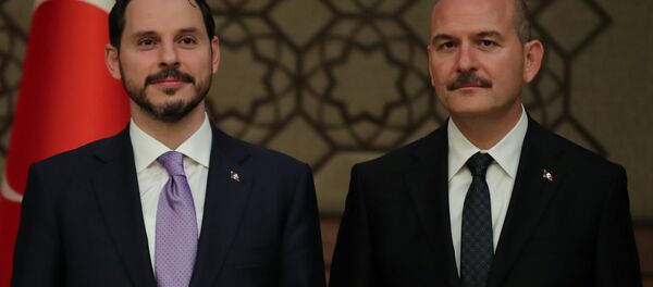 Berat Albayrak - Süleyman Soylu - Sputnik Türkiye