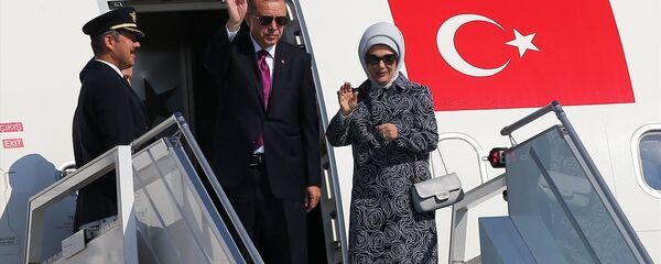 Recep Tayyip Erdoğan, uçak - Sputnik Türkiye