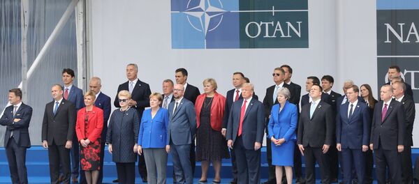 NATO zirvesi öncesi aile fotoğrafı - Sputnik Türkiye