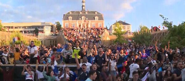 Fransız taraftarlardan final sevinci - Sputnik Türkiye