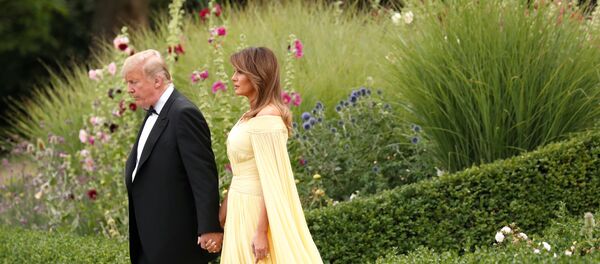 ABD Başkanı Donald Trump- First Lady Melania Trump - Sputnik Türkiye