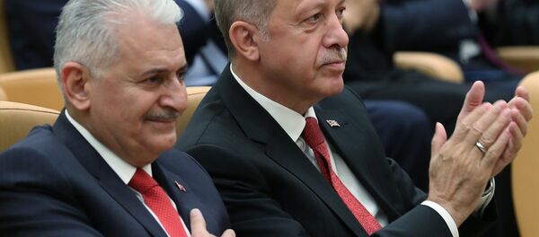 Recep Tayyip Erdoğan - Binali Yıldırım - Sputnik Türkiye