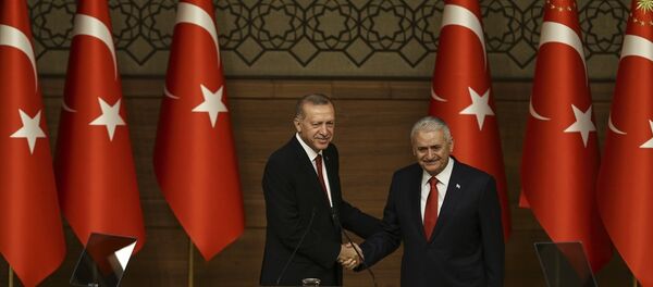 Recep Tayyip Erdoğan - Binali Yıldırım Recep Tayyip Erdoğan - Binali Yıldırım - Sputnik Türkiye