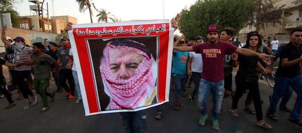 Irak'ın Basra ilinde protestolar Irak'ın Basra ilinde protestolar - Sputnik Türkiye
