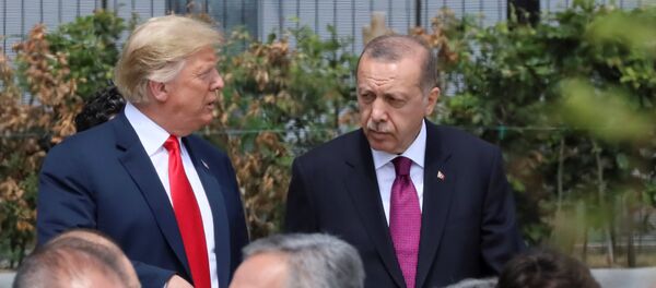 Cumhurbaşkanı Recep Tayyip Erdoğan-ABD Başkanı Donald Trump - Sputnik Türkiye