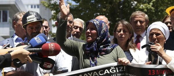 Soma'daki maden faciasında yakınlarını kaybedenler Ankara'da, Somalı aileler - Sputnik Türkiye