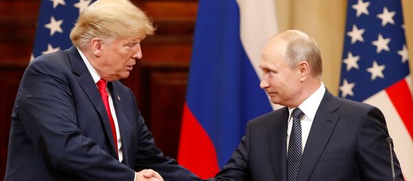 Helsinki zirvesi Putin-Trump basın toplantısı - Sputnik Türkiye