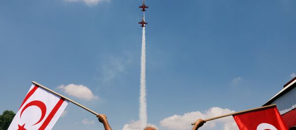 Lefkoşa'nın kuzeyinde Türkiye'nin Kıbrıs'a askeri müdahalesinin 44. yıldönümü törenleri - Sputnik Türkiye
