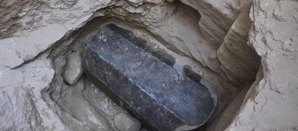 Mısır’da bulunan kara lahit mezar içinden 3 mumya çıktı - Sputnik Türkiye