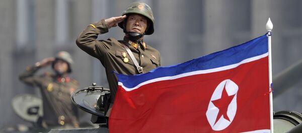 Kuzey Kore bayrağı - Sputnik Türkiye