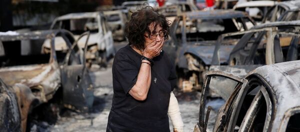 Yunanistan-Orman yangını Yunanistan-Orman yangını - Sputnik Türkiye