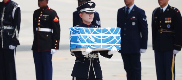 Kuzey Kore, Kore Savaşı'nda hayatını kaybeden ABD askerlerinin kalıntılarını ülkelerine gönderdi - Sputnik Türkiye