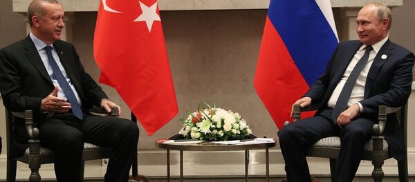 Cumhurbaşkanı Recep Tayyip Erdoğan-Rusya Devlet Başkanı Vladimir Putin - Sputnik Türkiye