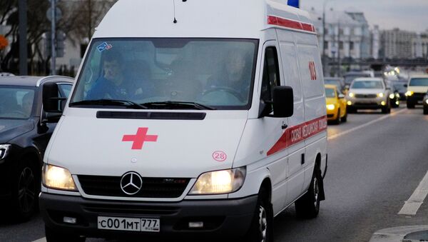An ambulance vehicle in Moscow - Sputnik Türkiye