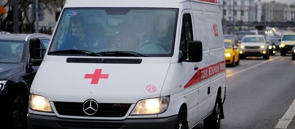 An ambulance vehicle in Moscow - Sputnik Türkiye