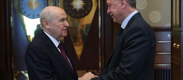 Devlet Bahçeli - Recep Tayyip Erdoğan Devlet Bahçeli - Recep Tayyip Erdoğan - Sputnik Türkiye