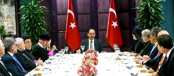 İbrahim Kalın, azınlık cemaatlerinin temsilcileri - Sputnik Türkiye