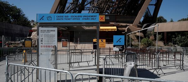 Eyfel Kulesi ziyarete kapatıldı Eyfel Kulesi ziyarete kapatıldı - Sputnik Türkiye