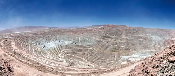 Şili'de bulunan dünyanın en büyük bakır madeni Escondida - Sputnik Türkiye
