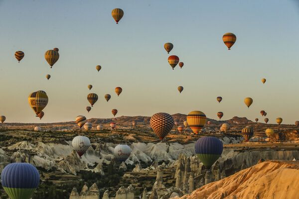 Kapadokya’da balon turu - Sputnik Türkiye