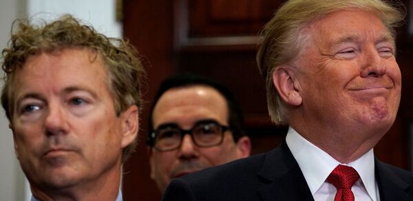 Rand Paul-Donald Trump - Sputnik Türkiye